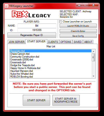 Rbxlegacy Not In Development By Bitl Game Jolt - roblox server list