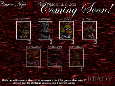 Five Nights at Freddy's 4: Custom Night by JimmyGGames - Game Jolt