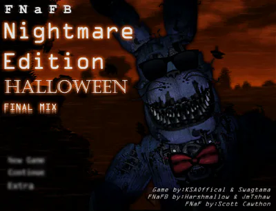 NIGHTMARE ALL NIGHTMARE MODE  Five Nights at Freddy's Halloween Update -  Part 4 