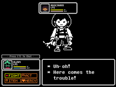 undertale but it's online multiplayer 