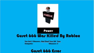 Guest 666 Error By Kaidman03 Game Jolt