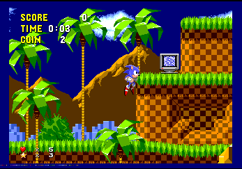 Sonic 2 Beta - Gameplay 