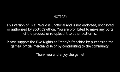 FNAF WORLD IS BACK WITH A UNOFFICIAL UPDATE 3!!!!! 
