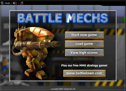 Battle Mechs Game MMO ( PC Browser ) Free Online Download