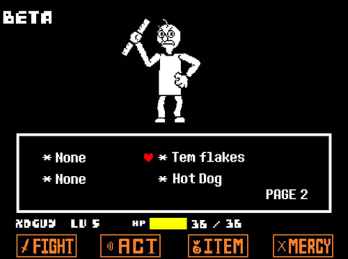 Undertale 2-players battle BETA by Liaaah - Game Jolt