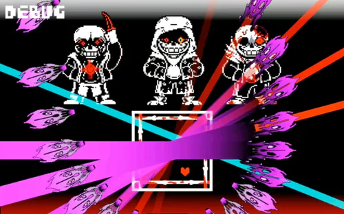 Undertale Fight-Ink Sans Sprite Au(Part end) 