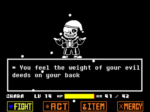 Undertale Christmas Sans Battle by Remaster_Productions - Game Jolt