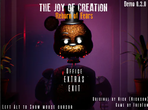 The Joy Of Creation: free roam archived by CorruptBoi - Game Jolt