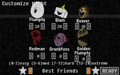 One Custom Night at Flumptys: Full Roster v2 by AccusedToppat on