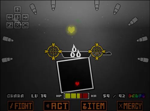 Undertale:Past,Present,Future Sans Fight Phase 1 by