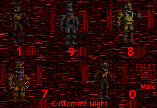 Fnaf 4 halloween edition by nightmarespringtrap1_f148 - Game Jolt