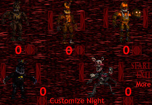 Five Nights at Freddy's 4: Custom Night by JimmyGGames - Game Jolt