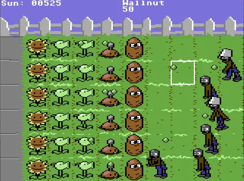 Plants vs Zombies Retro by Matthew Jenkins - Game Jolt