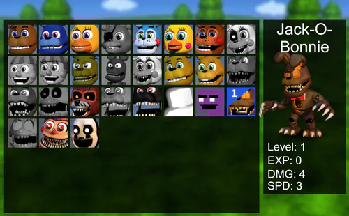 Create a Fnaf World: Redacted trophies based on from easy to