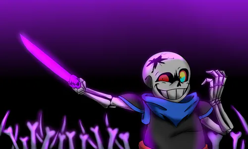 Spade Roundkard on X: a fanart of Dusttrust Sans Phase 2, took me