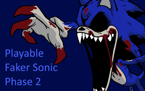 Playable Faker Sonic phase 2 by Ayame19 - Game Jolt