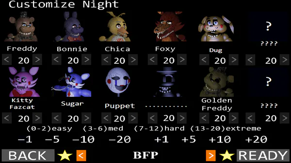 10/20 EXTREME MODE!, FIVE NIGHTS AT FREDDY'S 2