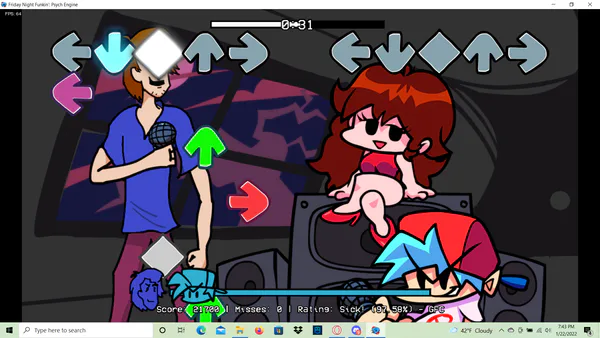 Fan-made Shaggy 2.5 Funky Friday Thumbnail by aj-is-cool on Newgrounds
