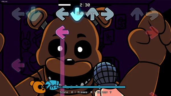 FIVE NIGHTS AT FREDDY'S NO FNF! Friday Night Funkin VS Freddy Fazbear FNAF  