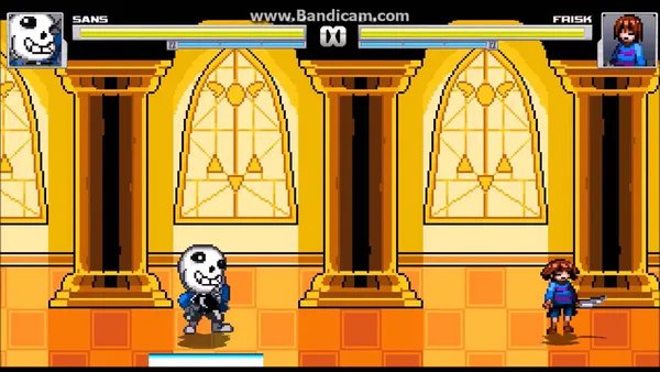 I created a game Sans in game creator for Android: undertale Sans