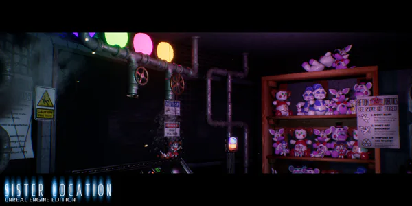 FREE ROAM FNAF SISTER LOCATION?!!  Five Nights at Freddy's Sister Location  UE4 Edition 