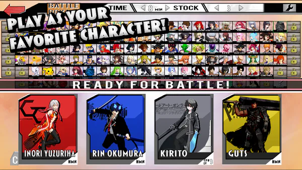 It's like Super Smash Bros, but with anime characters – Destructoid