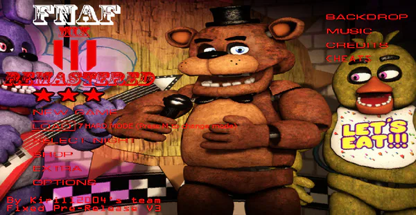 Five Nights at Freddy's 1 REMASTERED by JustANostalgicFreak - Game