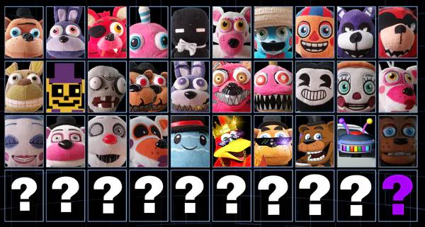 ultimate custom night plushies