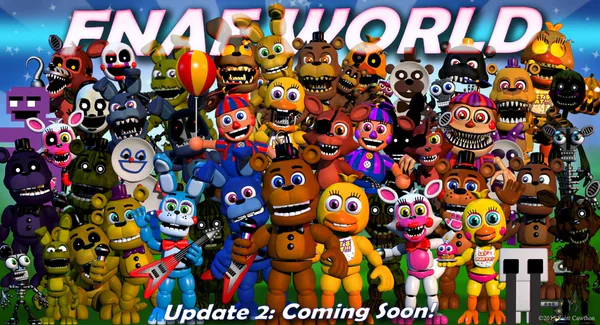 Shadow Freddy, Fredbear and Spring Bonnie, FNAF World Simulator Wikia