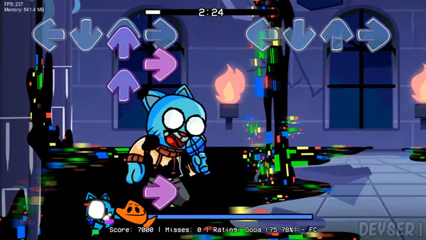 Friday Night Funkin' Vs Pibby Apocalypse Demo  Adventure Time Gumball (FNF /Mod/Pibby + Gameplay) 