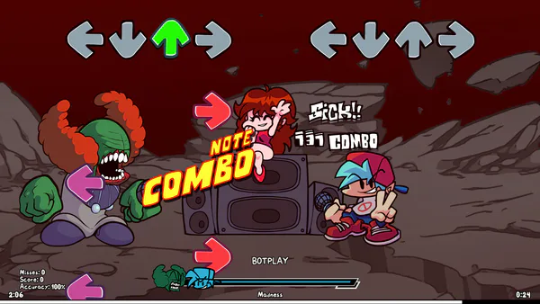 Friday Night Funkin' Newgrounds Version: All Songs Full Combo (Hard) 