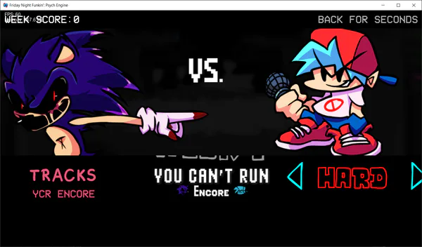 YOU CAN'T RUN: VS Sonic.EXE - Our Sunday Project