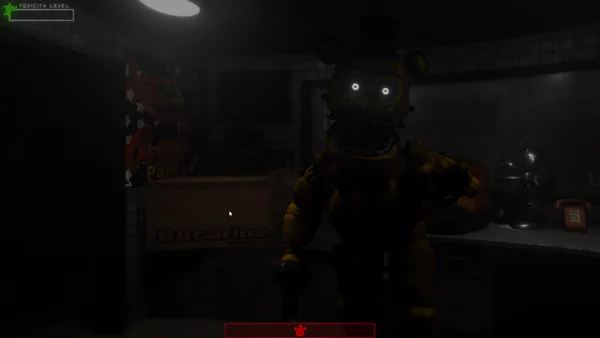 Five Nights at Freddy's 1 except the only animatronic active is Springtrap  by DaPootisBird - Game Jolt