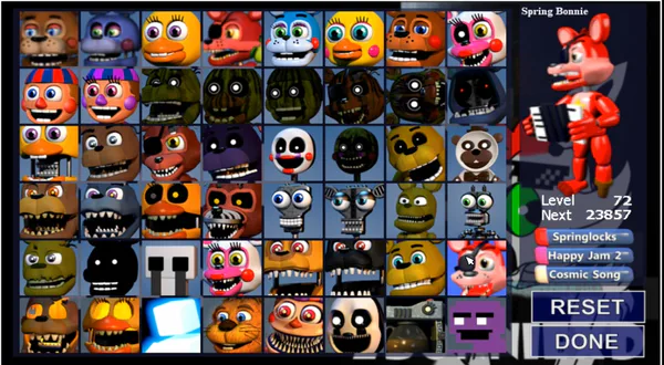 Fnaf World Roster