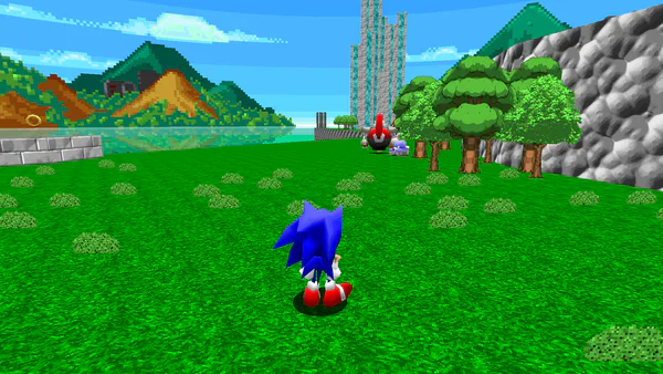 Sonic CD recreated in Sonic Robo Blast 2 