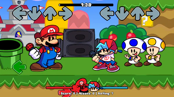 FNF vs Super Mario Bros (Funk Mix DX) FNF mod jogo online, pc baixar