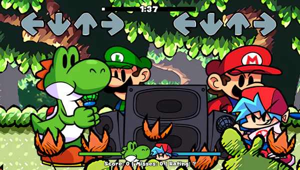 FNF vs Super Mario Bros (Funk Mix DX) FNF mod jogo online, pc baixar