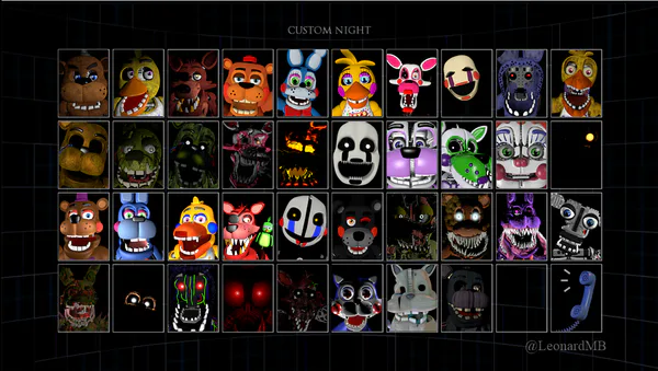 Ultimate Custom Night : Fan Game Edition by TheMPP - Game Jolt