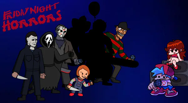 FNF Spooky Battle with Horror Movie Characters SPECIAL EDITION