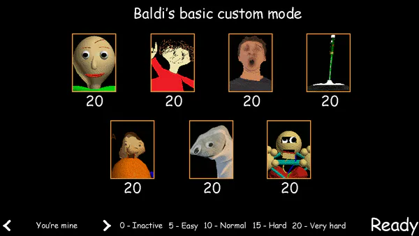 CHEAT MENU MOD!  Baldi's Basics 