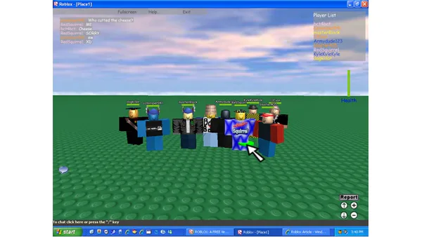 Roblox 2006 Client (Windows XP) 