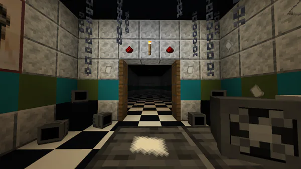 I built Five Nights at Freddy's 2 in MINECRAFT (Map Download) 