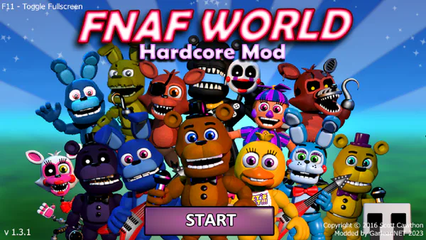 FNAF World Mod apk download - Scottgames FNAF World Mod APK 1.0