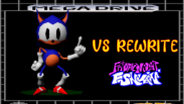 Sonic.exe Game over cover [Friday Night Funkin'] [Mods]