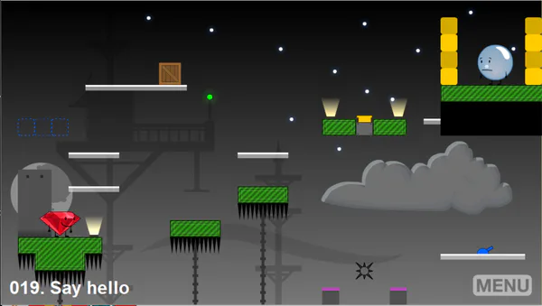 bfdia enjoyer on Game Jolt: normal gameplay screenshot of gapple