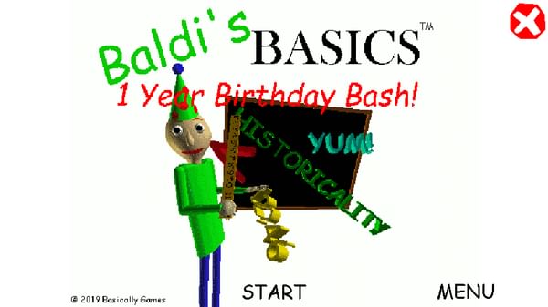 Baldi Basics Birthday Bash Android Version By Faridte31tdg Game Jolt