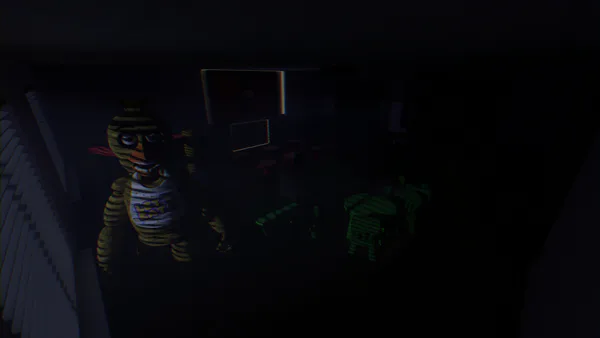 FNaF4 Nightmare Puppet in hallway [Fan Made] by