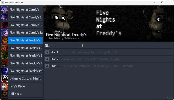 Five Nights at Freddy's 2, Software