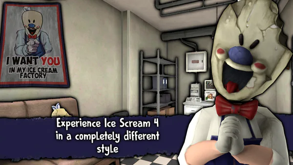 ICE SCREAM 4 OFFICIAL TRAILER - REAL STORY ICE CREAM 4 - ROD`FACTORY HORROR  GAME 