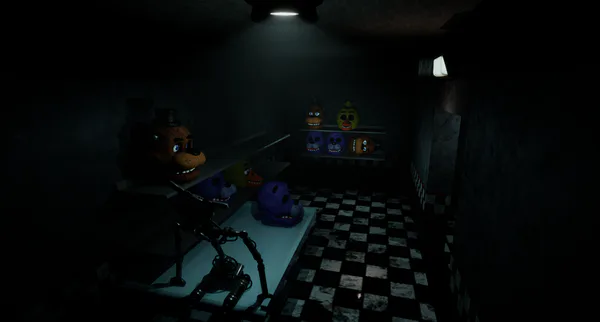 FNaF 3 Office with props suggested by Freddit : r/fivenightsatfreddys